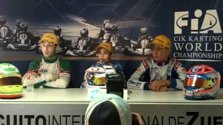 Part 1. CIK-FIA KF2 World Championship - Zuera - Press conference