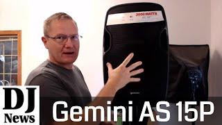 #GeminiSound AS 15P 2000 Watt DJ Powered 15" Speaker Sound Demo and Review | Disc Jockey News