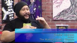 SHAZAM! The Walking Dead Meets Shazam, Actor Cooper Andrews Speaks Out on HWWS WebTV!