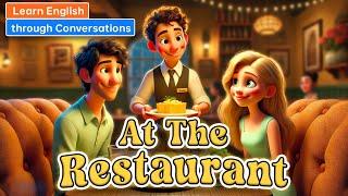 At the Restaurant | Daily English Conversation | English Listening Skills