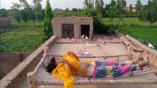 New Hot Village Vlogs    Village Girl Vlog   Film Star  Mehwish RANI   Hot Sleeping And Enjoy