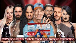 Raw on Netflix Result Prediction #viralvideo #wwe #rawonnetflix #wwerawonnetflix #raw