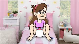 Mabel Pines a no Girl 12 years old Diaper Wearing