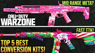 WARZONE: New TOP 5 BEST CONVERSION KIT META LOADOUTS! (WARZONE 3 Best Aftermarket Parts)