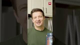 Does Jeremy Renner use Marvel protein powder?  #menshealth