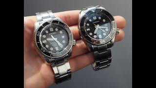 Battles of the Marinemasters, Chapter 2 - Seiko SBDX001 vs Merkur Oceanmaster - real deal vs homage