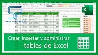  Cómo Crear TABLAS OFICIALES de Excel y sus VENTAJAS