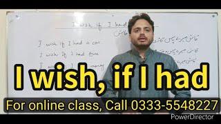 How to use a clause of Wish? | By Syed Ali Raza Kazmi