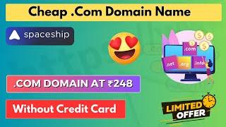 Loot Offer - .Com Domains at Cheap Price | Buy Cheap Domain Name | Spaceship Crypto Tutorial