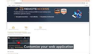 Remote Access - New free course available - Customize your Web Application Portal