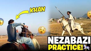 NEZABAZI PRACTICE!  || Khan Ghory Sy Gir Gaya||