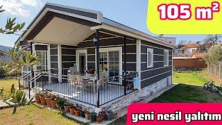 NEW GENERATION INSULATED Prefabricated House Tour and Price - Hidden Pile Foundation (105 m²)