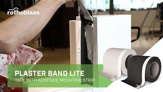 Tape with adhesive mounting strip - PLASTER BAND LITE IN|OUT - Rothoblaas