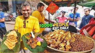 30/- Rs Paltan Bazar Wala Desi Indian Street Food  Katlambe Chole Bhature, Desi Ghee Rajma Rice