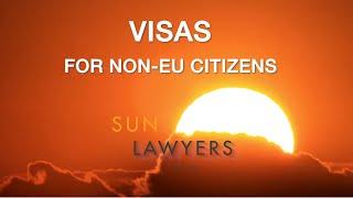 VISA to Spain for Non EU Citizens  Sun Lawyers