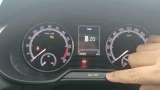 Clock Setting on Skoda Octavia