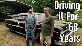 For 68 Years, NC Man Has Been Driving His '55 Bel Air. We Wash it & Take it to Priddys General Store