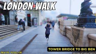 Exploring London with Family | Tower Bridge, London Eye & Big Ben | #TravelVlog 20