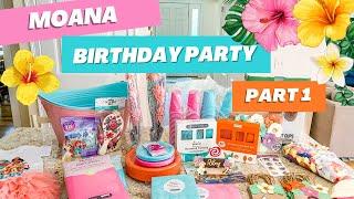 Moana Themed Birthday Party - Part 1 | Moana 2nd Birthday | Moana Party Decor | Birthday Party Prep