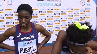 IAAF Continental Cup Ostrava 2018 - Janieve Russell & Shamier Little Team Americas 400m Hurdles