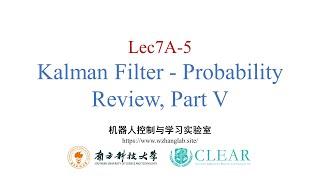 [Kalman Filter Theory & Extended KF for Undergrads] Part5: Conditional Expectation/Covariance Matrix