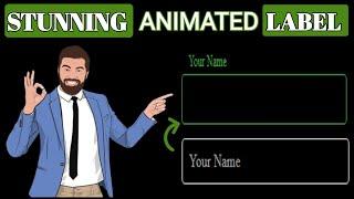 Create Stunning Floating Label Animation with CSS & HTML