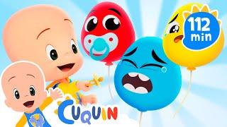 Los globos bebé de Cuquín  Aprende los colores con Cuquín y Fantasma | Vídeos educativos para niños