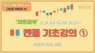 【초급-차트편#1】 캔들 기초강의 ① "꼭 봐야하는 차트 입문강의 입니다~!" // 캔들의 원리, 캔들의 이해, 차트기초  〔주식.선물.코인〕