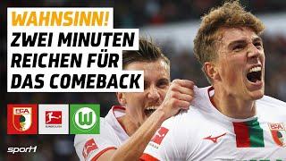 FC Augsburg - VfL Wolfsburg | Bundesliga Tore und Highlights 9. Spieltag