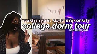 FRESHMEN YEAR COLLEGE DORM TOUR 2020 | Washington State University