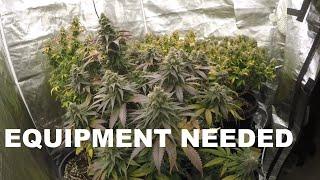 EQUIPMENT NEEDED TO START LEGAL PERSONAL CANNABIS INDOOR GARDEN - BEGINNERS GUIDE