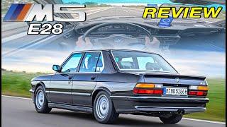 BMW M5 E28 // REVIEW of FIRST M5 EVER from the 80's on the AUTOBAHN