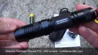 Nitecore Precise P12 - 950 Lumens - flashlight - coltelleriacollini.com