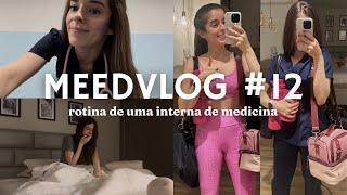 PLANTÃO 12H PS PEDIATRIA, ACADEMIA E MEDCURSO | MEEDVLOG #12- ROTINA DE UMA INTERNA DE MEDICINA