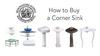 Corner Sinks | Bathroom Corner Sink How to Buy