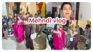 Mehndi vlog || milati hu sbse || RUBA KHAN #rubakhan #mohtarma