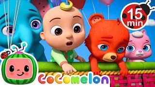 Balloon Hunt!  | CoComelon Animal Time | Animals for Kids