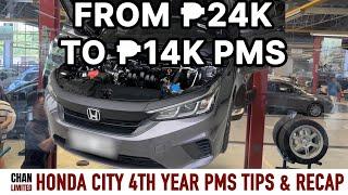 Honda City 4th Year PMS Recap | Save More with These 3 Tips!