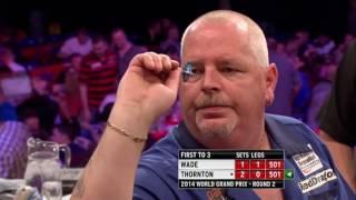 TWO NINE-DARTERS IN ONE MATCH | Wade and Thornton - 2014 World Grand Prix