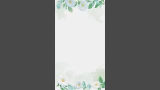 Wedding Invitation background  v3 free video #shorts #short #animation #jisoflower