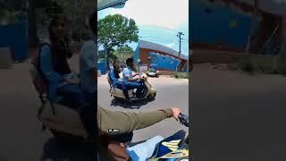 cute girl reaction on my bike with insta 360 #mt15 #insta360 #insta360oner #shorts #shortsvideo