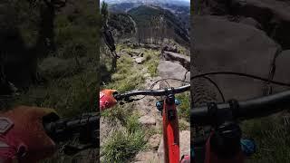 Steep and Rocky . Yoda is a challenge for those brave enough  #mtb #cap #rock #rocky #dangerous