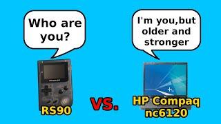 HP Compaq nc6120 compared to the RS90