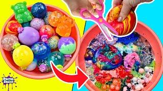 HUGE Slime Squishy Smoothie! What's Inside Bowl of Squishies?