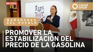 Conferencia matutina "Las mañaneras del pueblo" - Estabilización del precio de gasolina (10/03/2025)