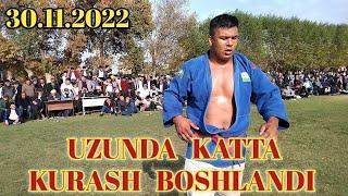 UZUNDA KATTA KURASH BOSHLANDI