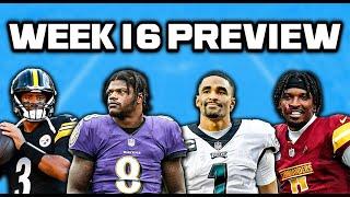 NFL Week 16 Preview