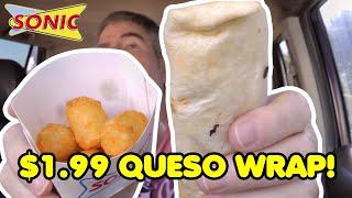 SONIC HATES ME! Sonic Bacon Ranch Queso Wrap Review 