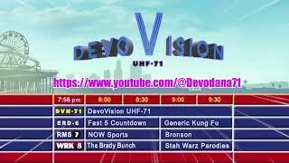 DevoVision UHF 71  Cable Channel Guide