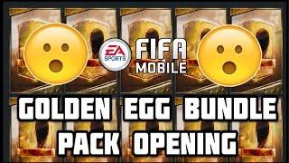 INSANE GOLDEN EGG PLAYER BUNDLE & PACKS! | FIFA MOBILE GOLDEN EGG PACK OPENING